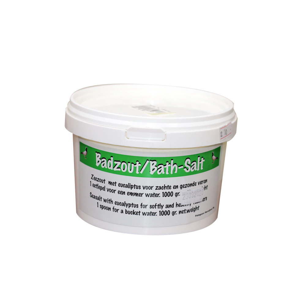 Badzout / Bath salt    ملح البحر للسبوح مع الأوكاليبتوس لنعومة الريش